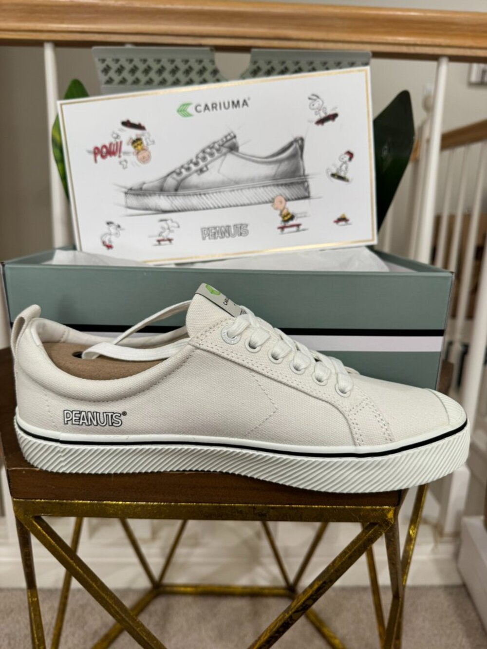 Cariuma OCA Low x Peanuts Snoopy Skate Sneaker Low Top Unisex (M 9, W 10.5) - Picture 4 of 6